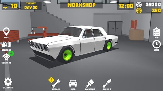 Retro Garage Car Mechanic MOD APK 2.13.0 (Unlimited Money) Android