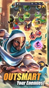 Rivengard Clash Of Legends MOD APK 1.4.1 (No Skills CD Dumb Enemy Money) Android