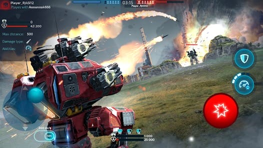 Robot Warfare PvP Mech Battle MOD APK 0.4.1 (Unlimited Ammo) Android