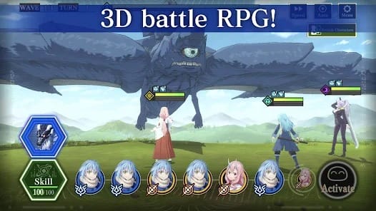 SLIME ISEKAI Memories MOD APK 1.5.10 (Damage Auto Win Wither Enemies) Android