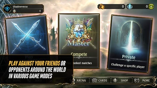 Shadowverse CCG MOD APK 4.3.30 (Menu Damage Health) Android