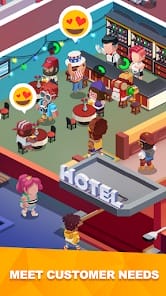 Sim Hotel Tycoon Idle Game MOD APK 1.30.5086 (Unlimited Money) Android