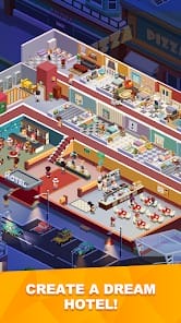Sim Hotel Tycoon Idle Game MOD APK 1.30.5086 (Unlimited Money) Android