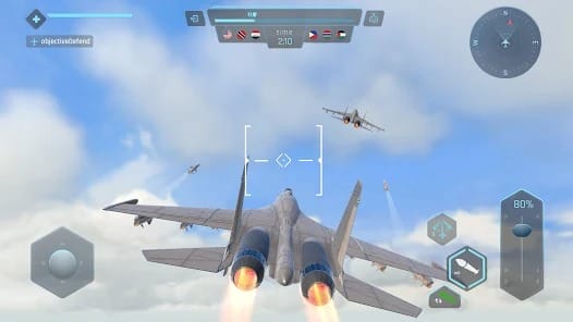 Sky Warriors Airplane Games MOD APK 4.14.0 (Speed Up Time) Android