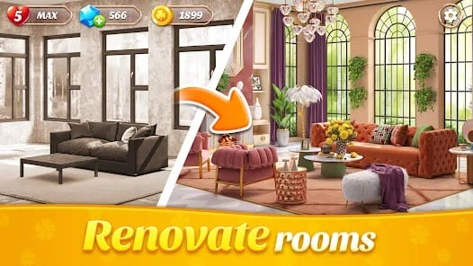 Space Decor Villa MOD APK 5.0.4 (Unlimited Money) Android