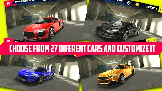 Speed X Traffic Racer Driving MOD APK 0.0.14 (Unlimited Money Unlock All Wheels) Android