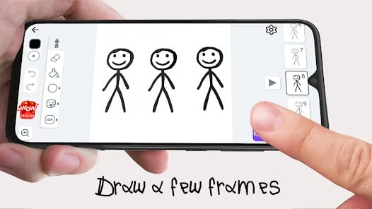 Stickman draw animation maker MOD APK 5.1.9 (Premium Unlocked) Android
