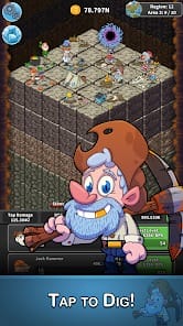 Tap Tap Dig Idle Clicker Game MOD APK 2.1.8 (Unlimited All No Skill CD) Android