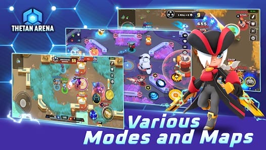 Thetan Arena MOBA Survival MOD APK 360 (Map Hack Drone View) Android