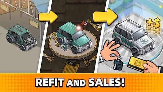 Used Car Tycoon Game MOD APK 23.4.5 (Unlimited Money VIP) Android