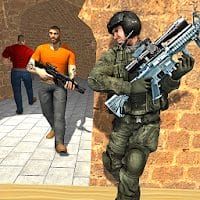 Anti-Terrorist Shooting Game MOD APK 4.8 (God Mode Dumb Enemy) Android icon
