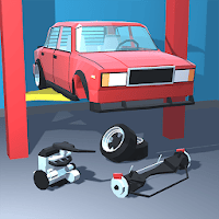 Retro Garage Car Mechanic MOD APK 2.13.0 (Unlimited Money) Android icon