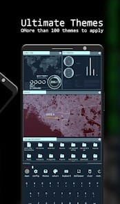 Aris Launcher Hacker Style UI MOD APK 6.7.0 (Premium Unlocked) Android