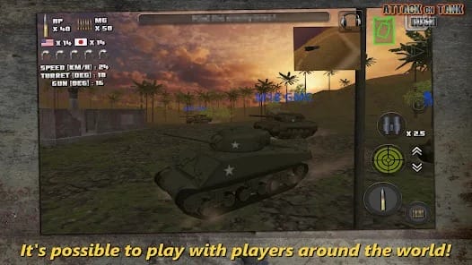 Attack on Tank World Warfare MOD APK 4.1.0 (Unlimited Money) Android