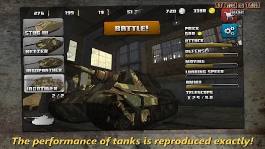 Attack on Tank World Warfare MOD APK 4.1.0 (Unlimited Money) Android