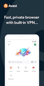 Avast Secure Browser MOD APK 7.3.1 (Premium Unlocked) Android