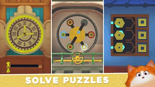 Cats in Time Relaxing Puzzle MOD APK 1.4818.2 (Free Shopping Unlocked All Levels) Android