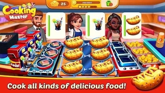 Cooking Master Restaurant Game MOD APK 1.2.41 (Unlimited Money) Android