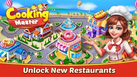 Cooking Master Restaurant Game MOD APK 1.2.41 (Unlimited Money) Android