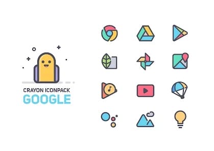 Crayon Icon Pack APK 4.2 (Patched) Android