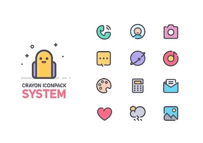 Crayon Icon Pack APK 4.2 (Patched) Android