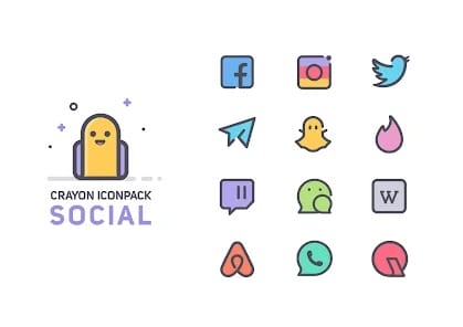 Crayon Icon Pack APK 4.2 (Patched) Android