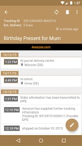 Deliveries Package Tracker MOD APK 5.7.22 (Pro Unlocked) Android