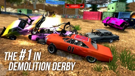 Demolition Derby Multiplayer MOD APK 1.4.4 (Unlimited Money) Android