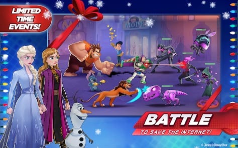 Disney Heroes Battle Mode MOD APK 4.5.01 (Unlimited Skill) Android