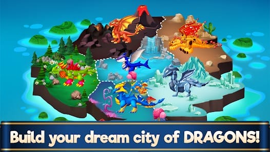 Dragon Paradise City MOD APK 1.3.66 (Unlimited Money Food) Android