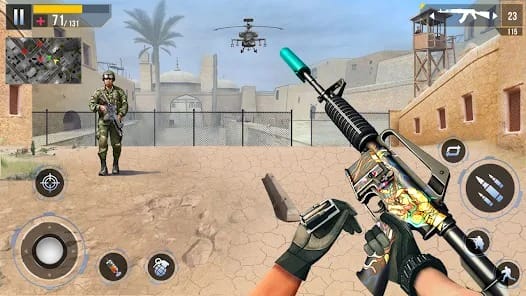 FPS Gun Shooting Games offline MOD APK 2.1.3 (God Mode) Android