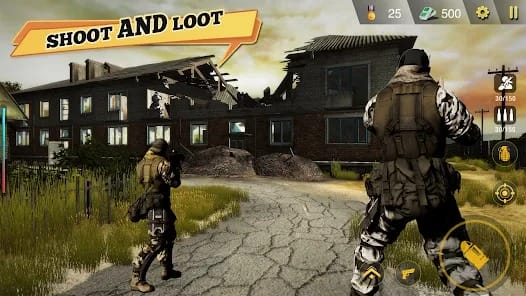 FPS Offline Gun Shooting Games MOD APK 5.7 (God Mode Dumb Enemy) Android