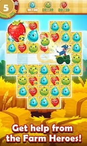Farm Heroes Saga MOD APK 6.33.12 (Unlimited Moves Booster) Android