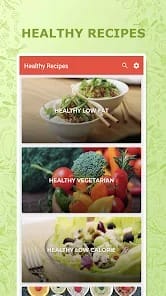 Healthy Recipes MOD APK 32.1.0 (Premium Unlocked) Android