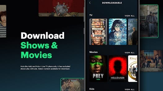 Hulu Stream shows movies MOD APK 4.51.0 (Premium Subscription 4K HDR No ADS) Android