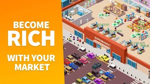 Idle Supermarket Tycoon Shop MOD APK 3.1.4 (Unlimited Money) Android