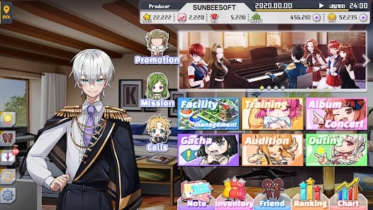 Idol Planet King's Idol MOD APK 1.0.32 (Free Rewards) Android
