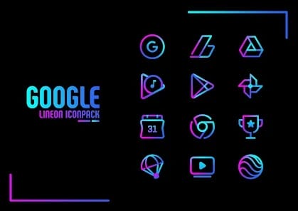 Lineon Icon Pack LineX APK 4.3 (Patched) Android