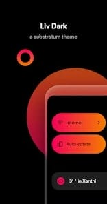 Liv Dark Substratum Theme APK 2.6.6 (Full Patched) Android