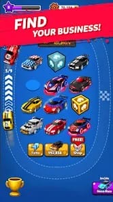 Merge Battle Car Tycoon Game MOD APK 2.28.00 (Instant Level Up Unlimited Coins) Android