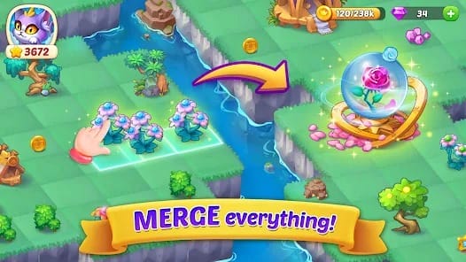 Merge Tales Merge 3 Puzzles MOD APK 2.5.0 (Unlimited Resources) Android