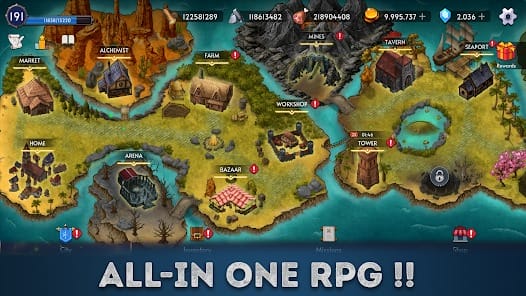 Mini Idle RPG Games Mid Ages MOD APK 0.7012 (Unlimited Money) Android