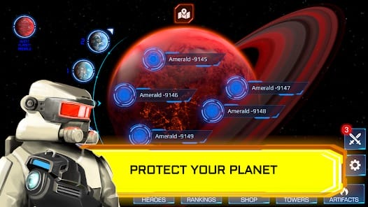 Planet TD Tower Defense Game MOD APK 68 (Unlimited Money) Android