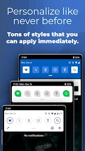 Power Shade Notification Bar MOD APK 18.5.6 (Pro Unlocked) Android