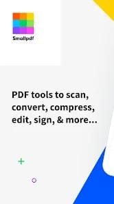 Smallpdf PDF Scanner Editor MOD APK 1.72.0 (Premium Unlocked) Android