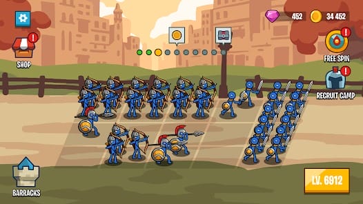 Stick Battle War of Legions MOD APK v2.7.4 (Unlimited Money) Android
