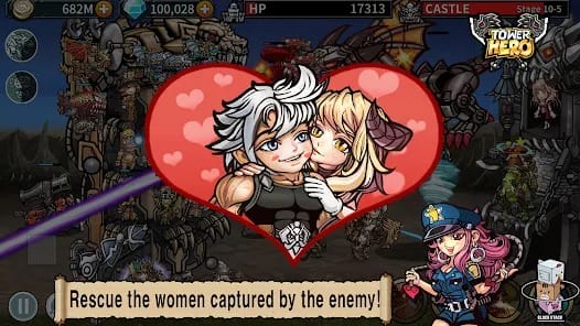 Tower Hero Tower Defense MOD APK 1.11.11 (Free Building) Android