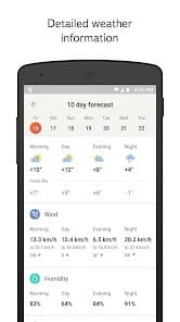 Yandex Weather MOD APK 24.1.1 (Ad-Free) Android