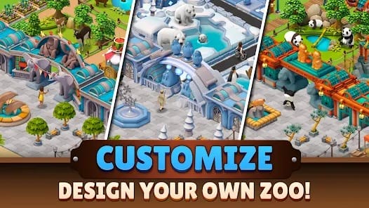 Zoo Life Animal Park Game MOD APK v3.2.0 (Unlimited Money) Android