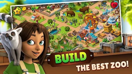 Zoo Life Animal Park Game MOD APK v3.2.0 (Unlimited Money) Android